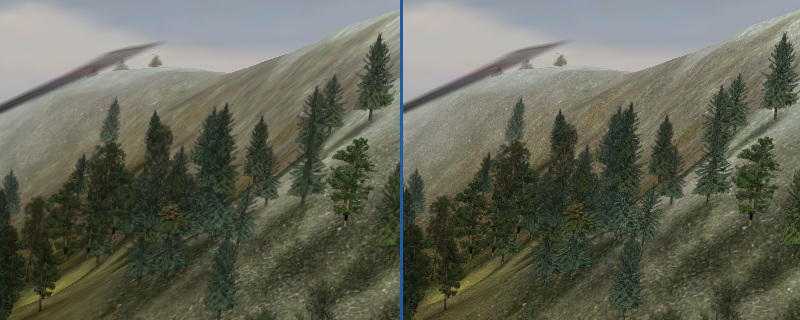 ohne/mit Optimierung